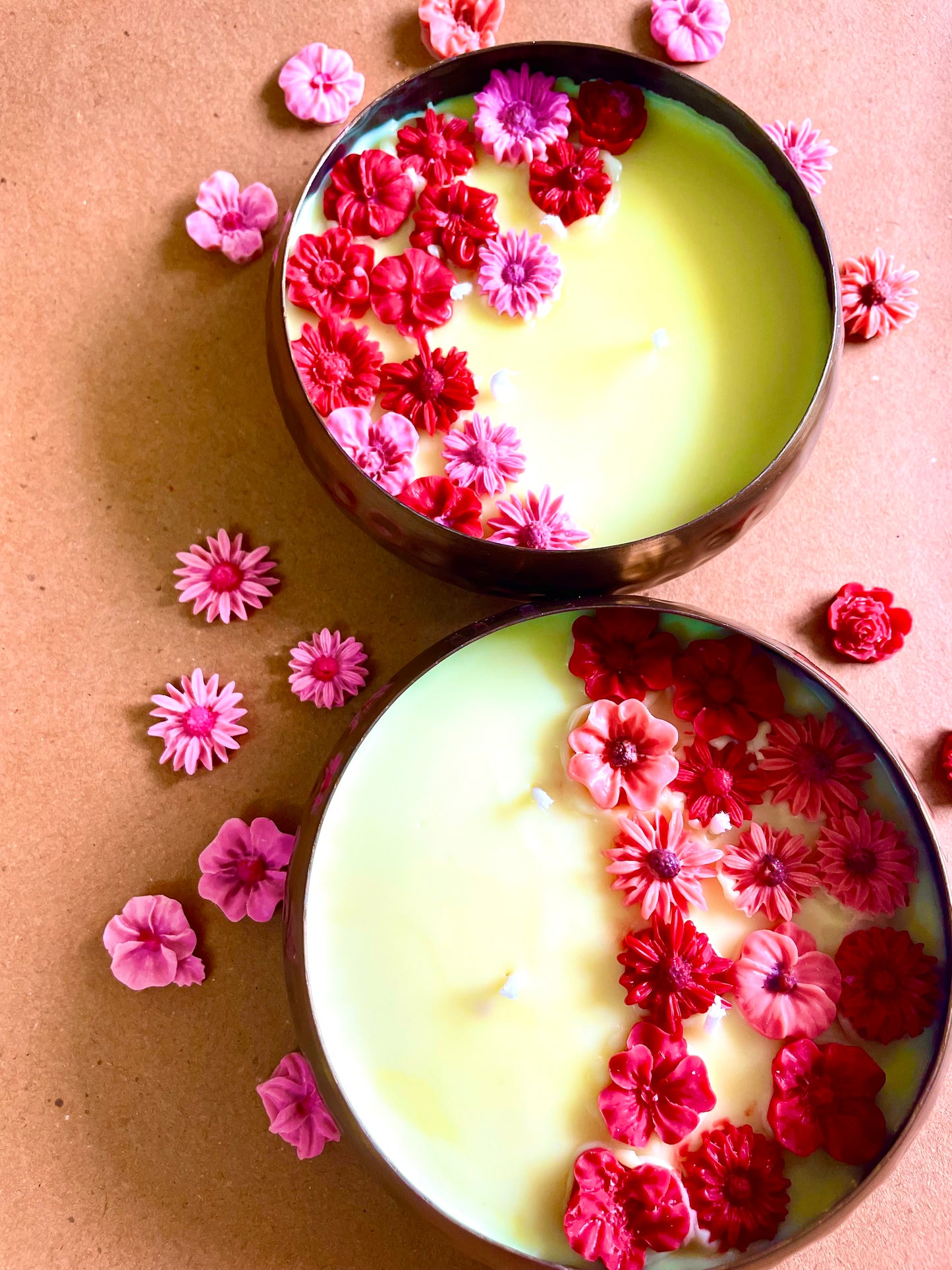 Divine presense- Floral Urli candles