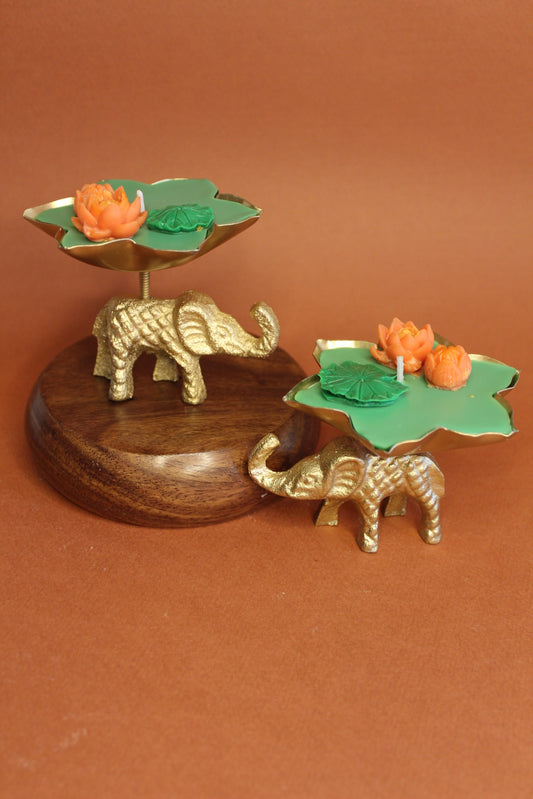 Lotus Pond Mini Hathi Urli- 1 piece